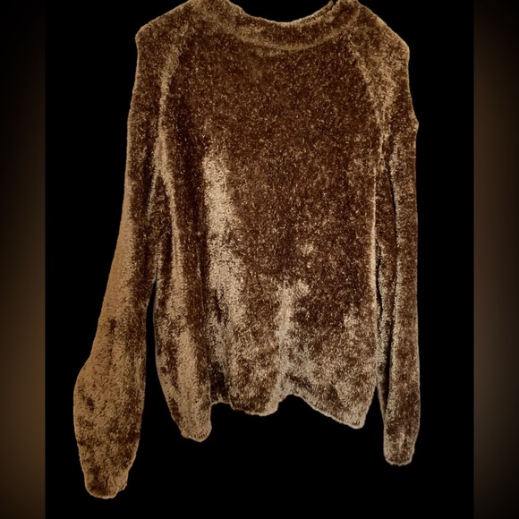 New PROLOGUE Golden Brown Soft Crew Neck Long Sleeve Sweater Woman’s Plus SZ XXL - Picture 6 of 7
